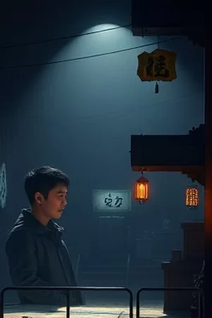 弦上霜古装剧竖版封面，古琴与霜色窗棂